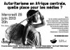 Café Citoyen : « Autoritarisme en Afrique, quelle place pour les médias ? »